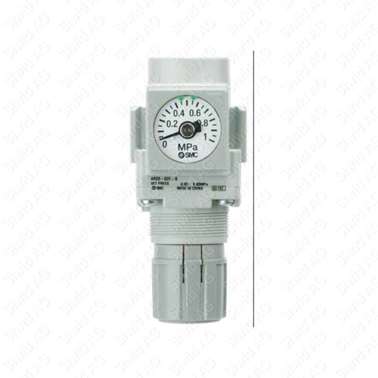 Bild von SMC Druckluft-Regler 1/4 mit Manometer